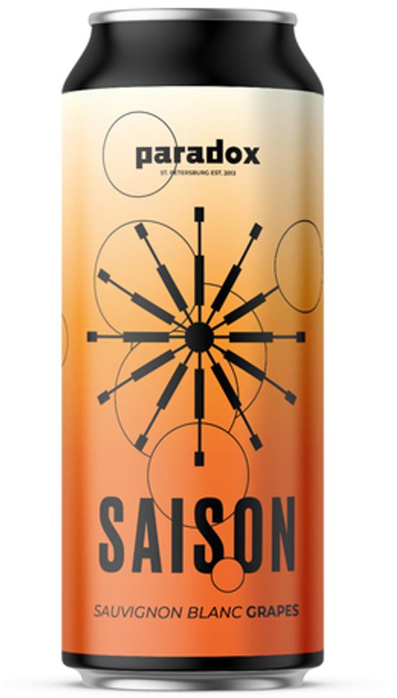Пиво Парадокс Сэйзон Совиньон Блан Грейпс / Paradox Saison Sauvignon Blanc Grapes 0.5 - банка
