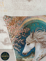 Декоративный гобеленовый чехол для интерьерной подушки Странник 38*38