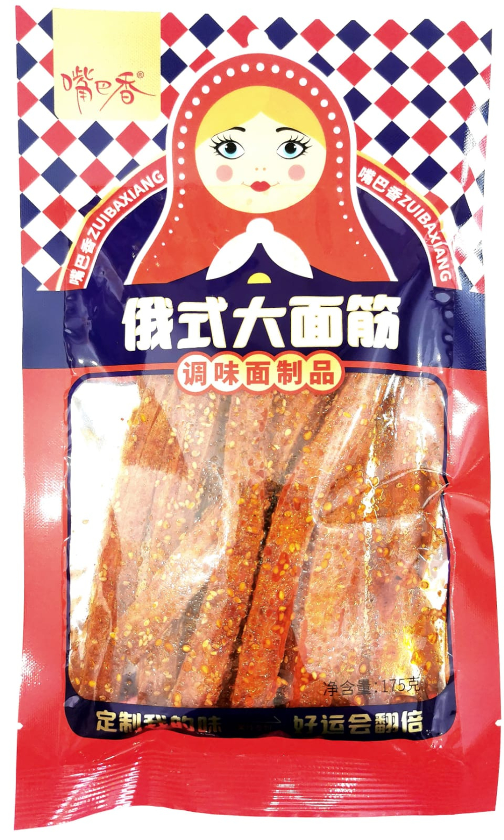 Соевая закуска "Матрешка" 175 гр красно синий