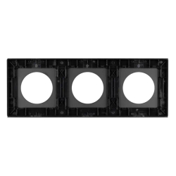 Рамка стеклянная FRM-GLARE-GC-3-BK (Arlight, -) 043839