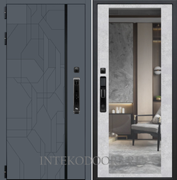 Верона Графит с зеркалом F55