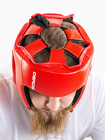 Шлем BoyBo TITAN, IB-24 (одобрены ФБР) красный