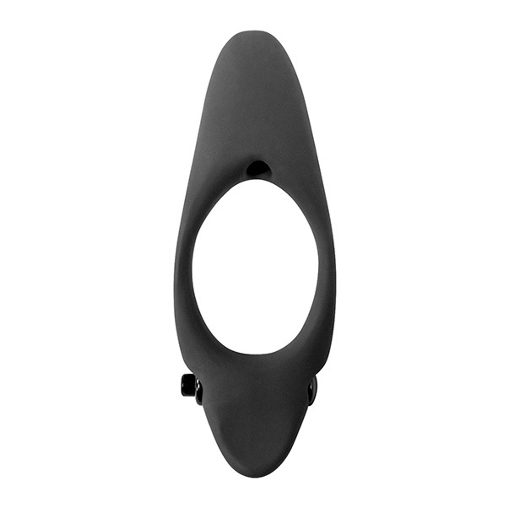 Черное эрекционное виброкольцо 3,5х5,3см Lola Games Pure Passion Stardust Black 1304-01lola