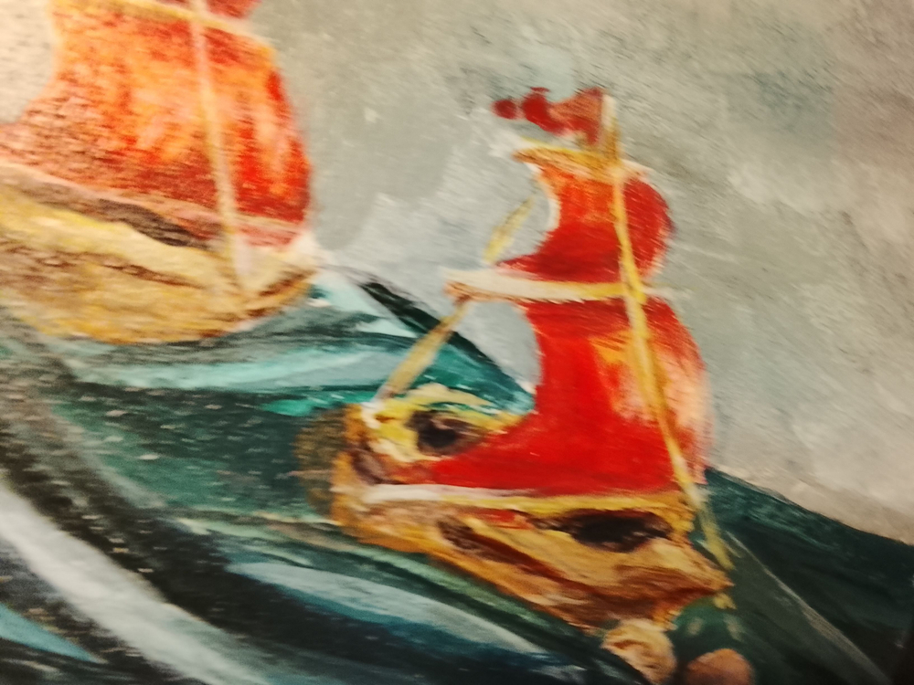 Картина "Айва", натюрморт. 30 см на 30 см. Акрил на картоне. Авторская живопись, оригинал.