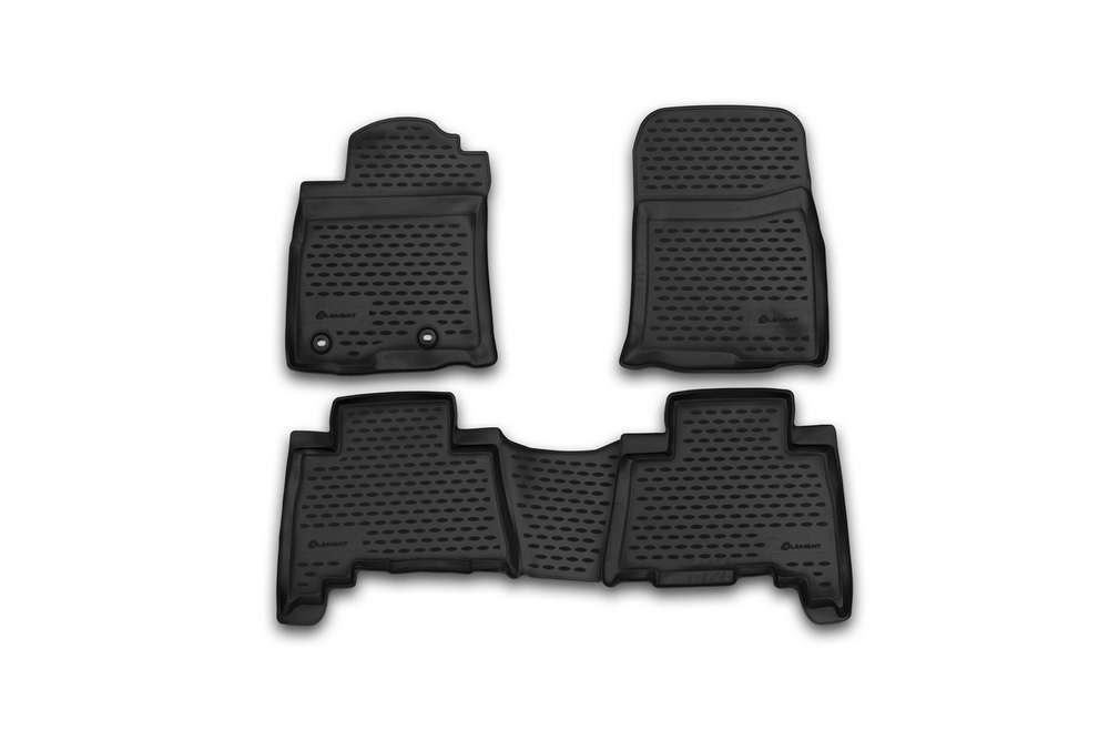 Коврики в салон TOYOTA Land Cruiser 150 2013-2015, 2015-, 5 мест, 4 шт. (полиуретан) Element.NLC.48.74.210K