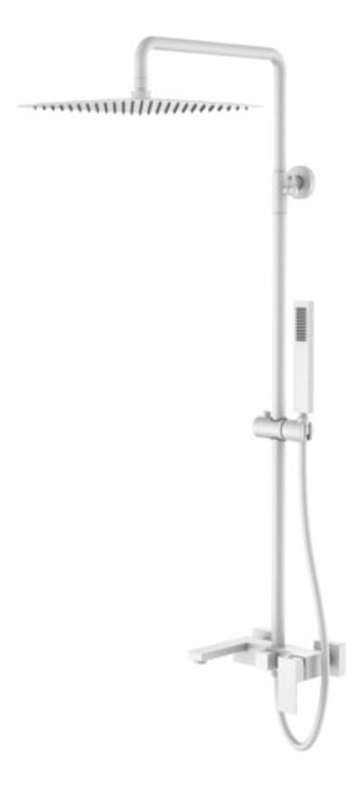 Стойка для душа Boheme Qubic Matt White 478-MW