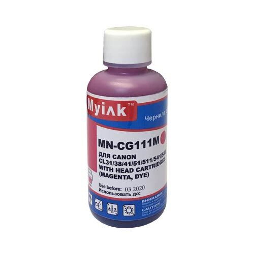 Чернила для CANON CL-41/51 (100мл, magenta Dye) NI-CG111M Gloria™ MyInk