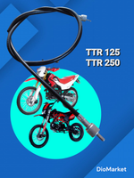 трос спидометра Ирбис ТТР 125-250 Гайка квадрат-гайка вилка (960мм)