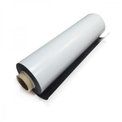 Магнитный винил с покрытием ПВХ глянцевый белый, 30,5м*620*0,5мм