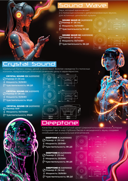 Колонки ARNEZI Deeptone 4 , 10 см широкополосные, 2шт, 10 см (4 дюйм.), Max Вт ARNEZI A2010000