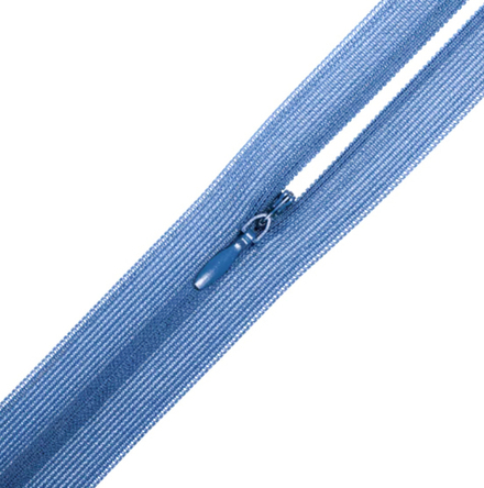 Молния н/р потайная, "Gamma"  / "BLITZ", 50 см, №319 голубой