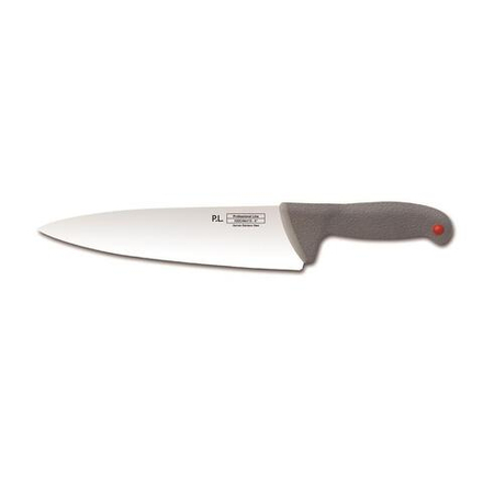 Нож поварской 20 см с цветными кнопками   серая ручка P.L. Proff Cuisine
