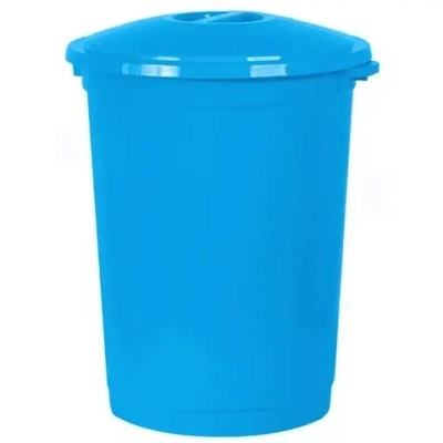 Бак 85л с крышкой (Голубой)