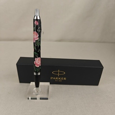 Коллекционная ручка Parker шариковая "Пионы" с ручной росписью Палех