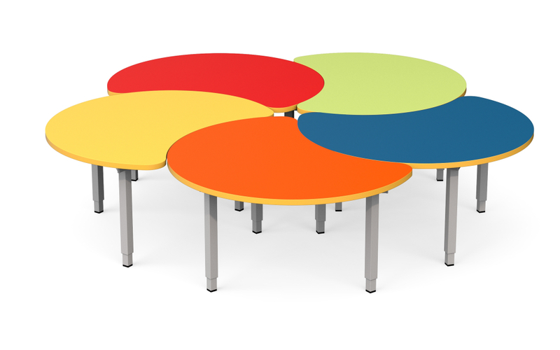 Стол детский Капля 1 сегмент