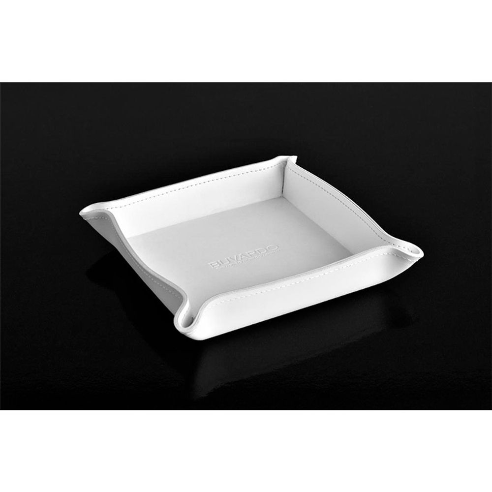 Лоток из двухслойной кожи Cuoietto с металлической вставкой 45*240*240 (TBCMet45-240-240) 6