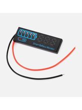 Индикатор светодиодный для литиевых и кислотных аккумуляторов DC 7-55V / Дисплей для литиевых батаре