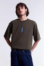 Футболка Гербарий Люпин Хаки