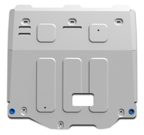 Защита картера и КПП Rival для Kia Cerato IV рестайлинг (V - 1.6; 2.0) 2021-н.в., алюминий 3 мм, с крепежом, штампованная, 333.2864.1