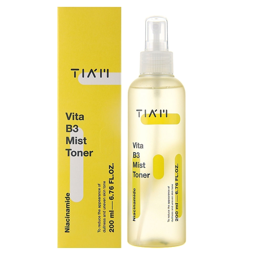 Тонер-мист для сияния кожи с ниацинамидом TIAM Vita B3 Mist Toner, 200 мл