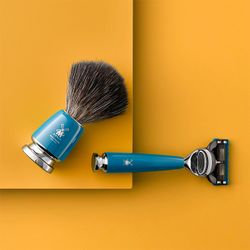 Бритвенный набор Muehle Rytmo с помазком из барсучьего ворса и бритвой Mach3 (S 81 M 228 M3) 1