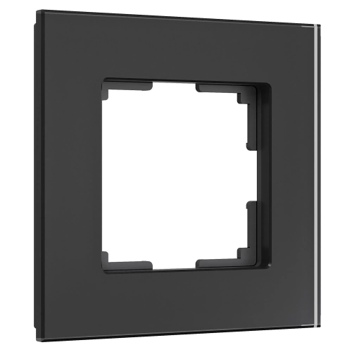 Рамка на 1 пост Senso (черный, стекло soft-touch) W0013108
