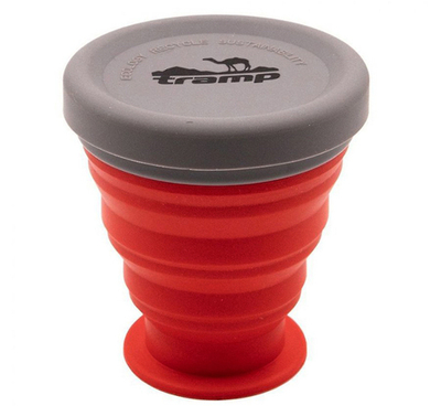 Стакан силиконовый 200 мл Tramp TRC-126-terra