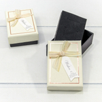 Коробка Ювелирная 9х7х2.7 см Набор 2 шт (Бежевый)