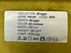 Бархат Brugge mimose (Брюгге мимоза) 02