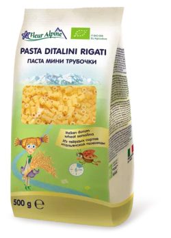 Макароны МИНИ ТРУБОЧКИ Fleur Alpine для всей семьи, 500 г