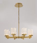 Подвесной светильник MD25020403-8A2 Satin gold, LED/39.8W, 3000K dimmable