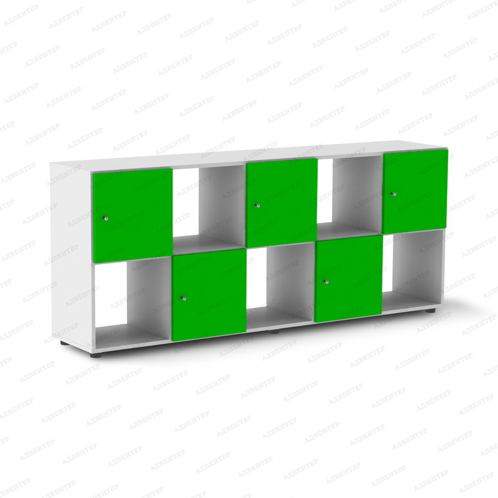 белый/зелёный двусторонний