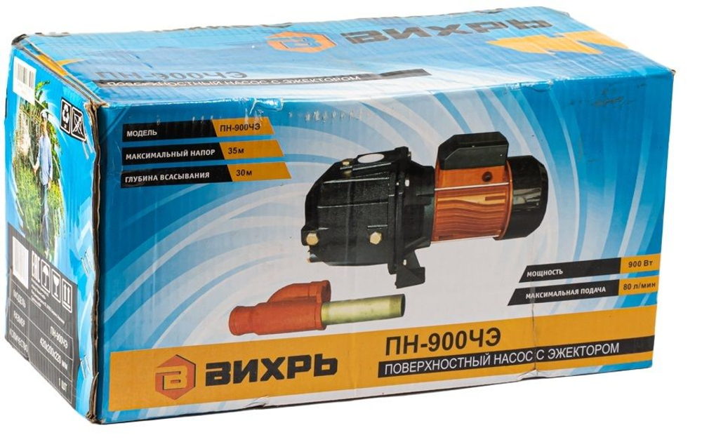 Поверхностный насос ПН-900ЧЭ Вихрь