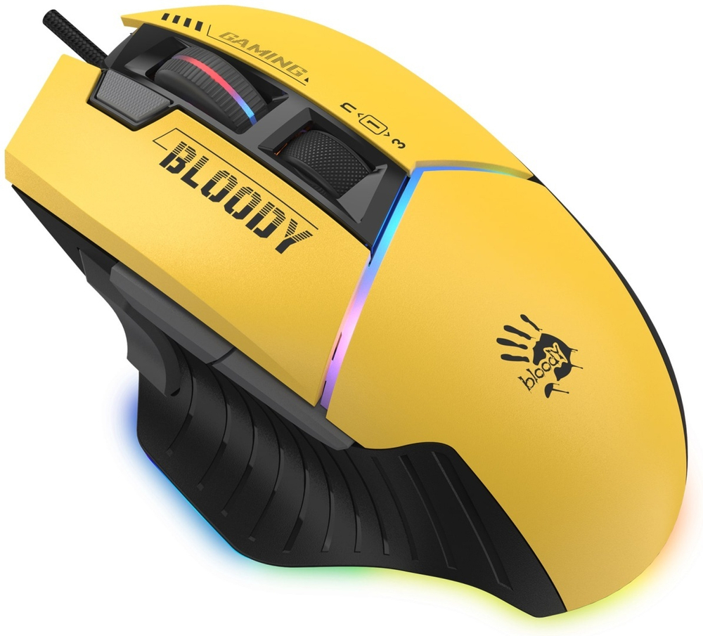 Мышь Bloody W95-Max Sports желтый