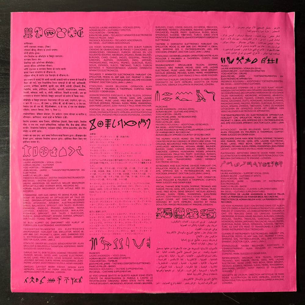 Jean-Michel Jarre - Zoolook (Германия 1984г.)