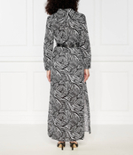 Платье с ремешком ZEBRA SLIT Michael Kors - черный(MS4829WETX)