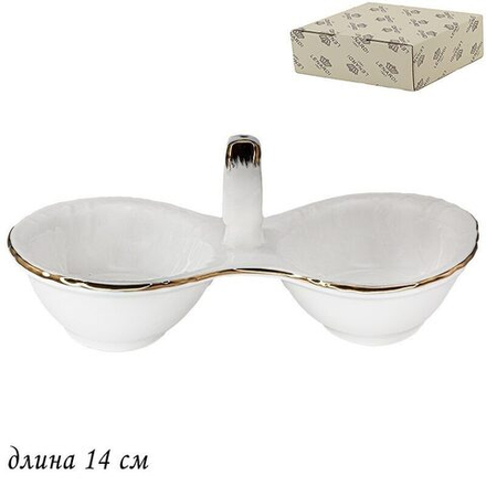 Lenardi 226-098 Сольница MARIA GOLDв под.уп.(х60)Фарфор