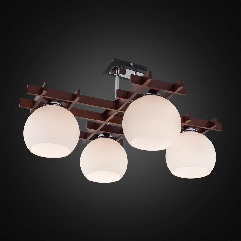 Потолочная люстра Citilux НАРИТА КОРИЧНЕВЫЙ CL114141