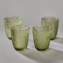 НАБОР СТАКАНОВ "TEMPO" GREEN 4 ШТ./300 МЛ