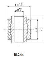 Втулка амортизатора РИФ SA244 (с маркировкой 1)