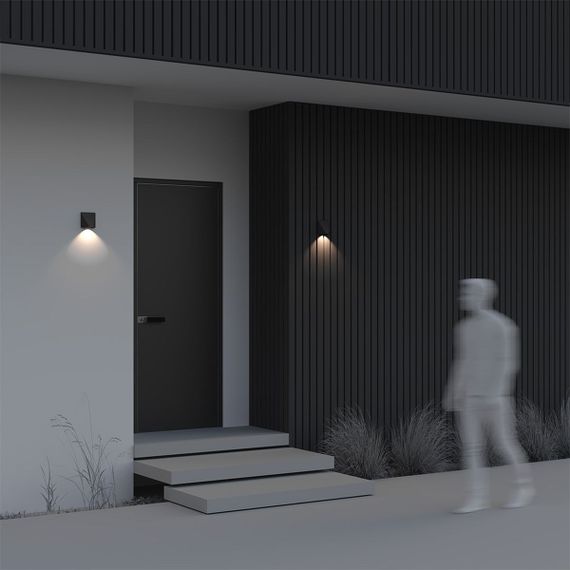 Уличный настенный светодиодный светильник Maytoni Beekman O577WL-L5B