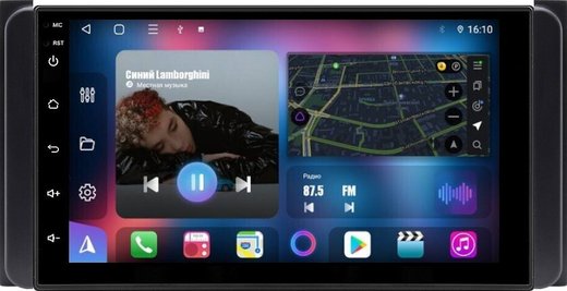 Магнитола для Toyota 200х100мм - FarCar 7040H7 дисплей 7" IPS на Android 12, 8 ядер (TS18), CarPlay, 4G SIM-слот