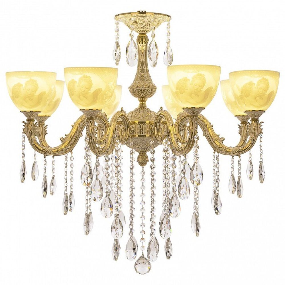 Подвесная люстра Bohemia Ivele Crystal 7101 71101/8/250 B GW P1 U Angel