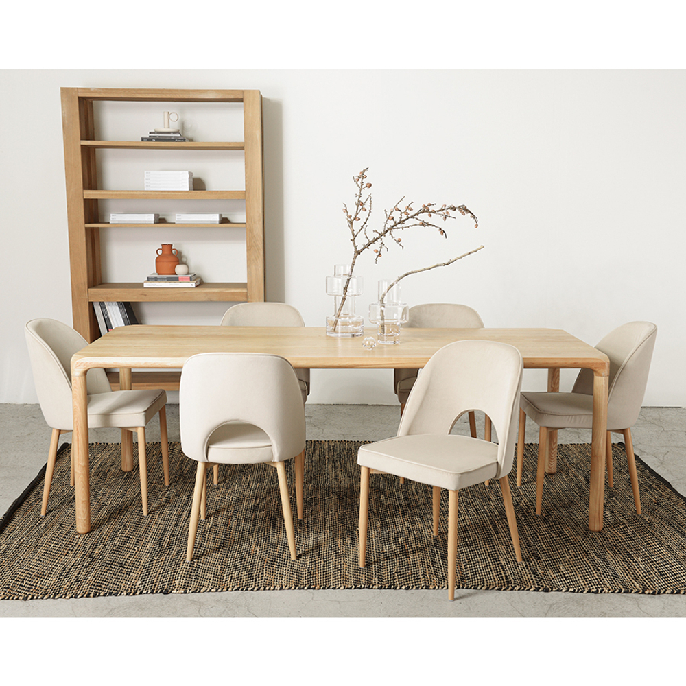 Стул evelyn, велюр, бежевый