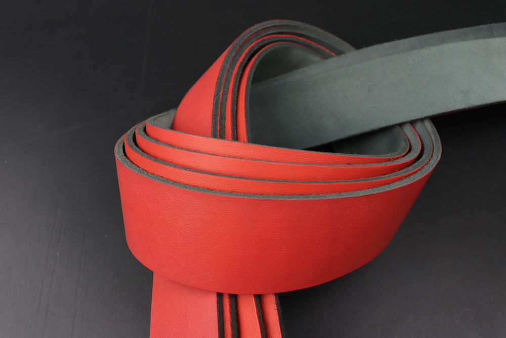 Ременная заготовка рыжая с лицевой отделкой + Плита Пылевидная