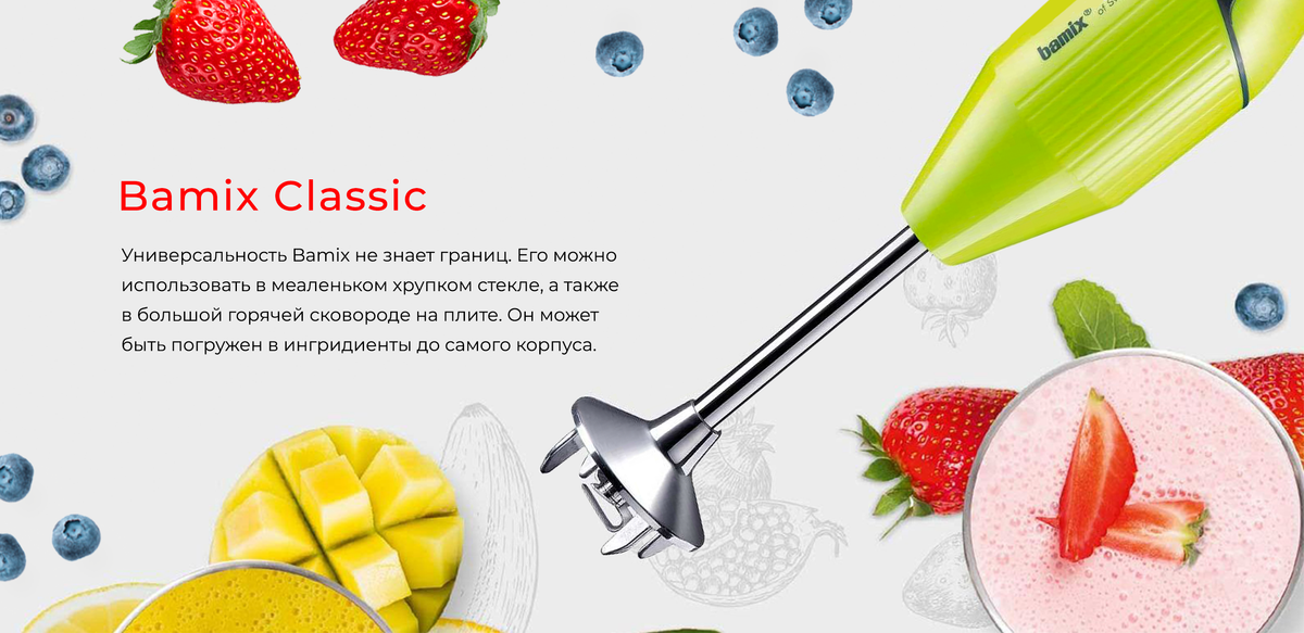 Bamix - Официальный сайт производителя Бамикс | Купить швейцарский ...