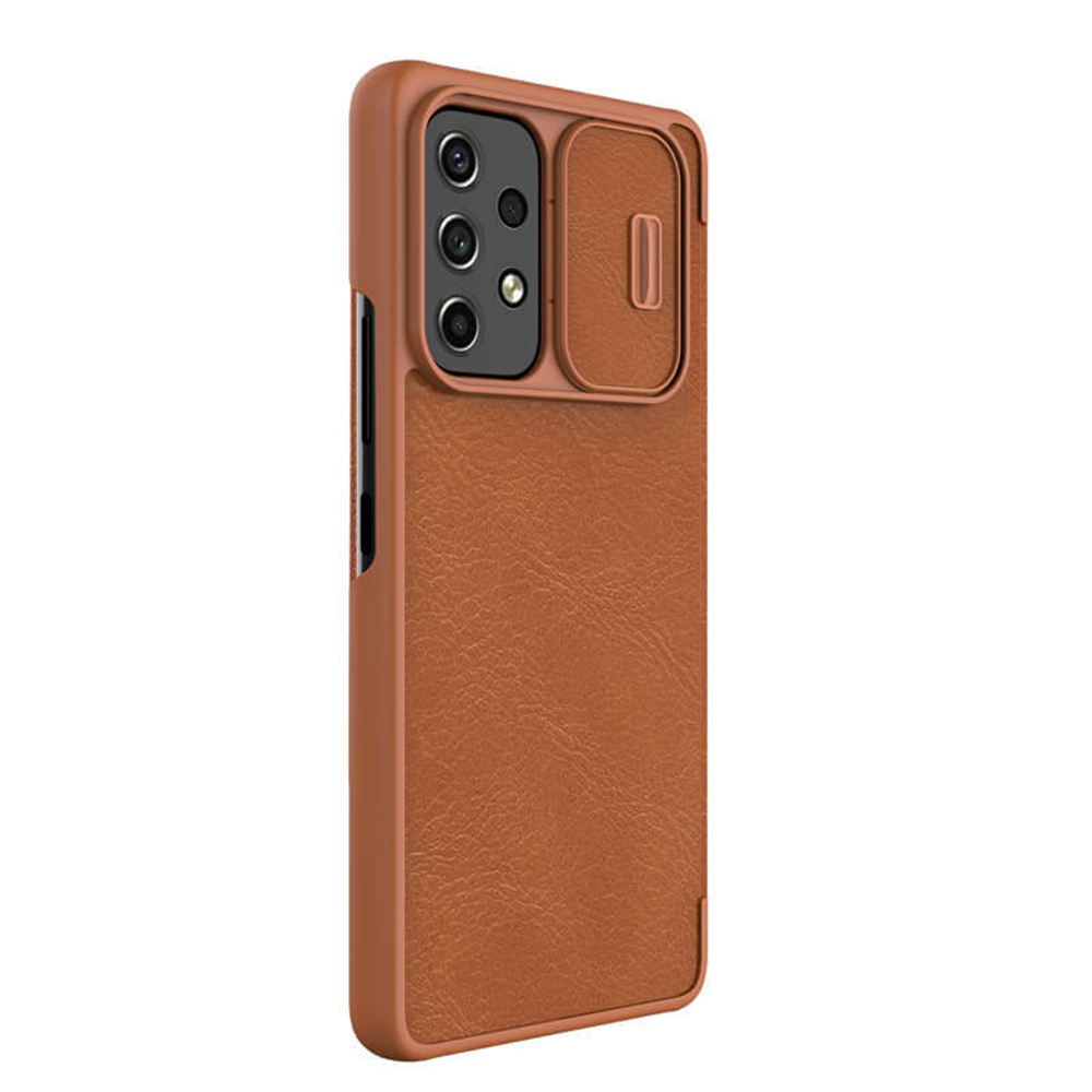 Кожаный чехол-книжка Nillkin Leather Qin Pro c защитой камеры для Samsung Galaxy A53