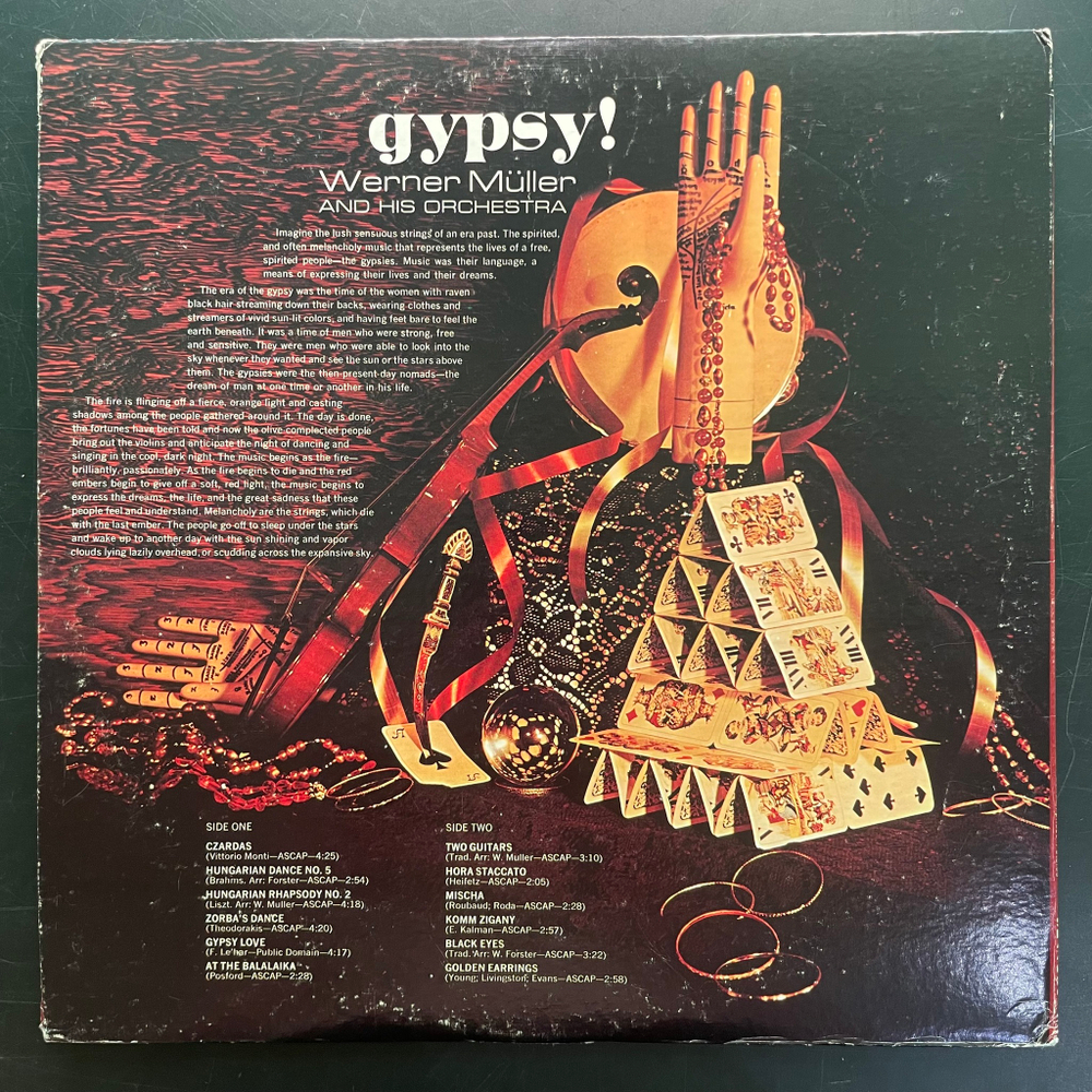 Werner Müller And His Orchestra ‎– Gypsy! (Англия)