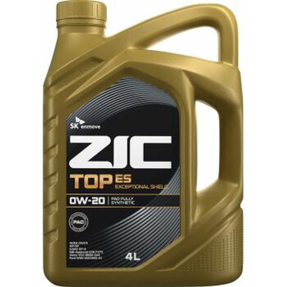 Масло моторное ZIC TOP ES 0w20 SP, ACEA С6/C5, ILSAC GF-6A 4л
