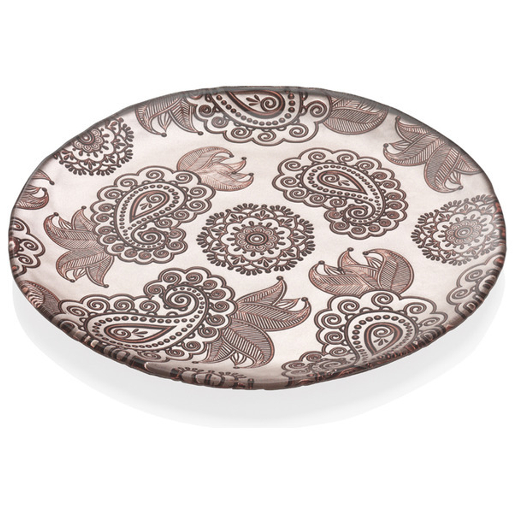 Блюдо IVV Пашмина 37см кофейное